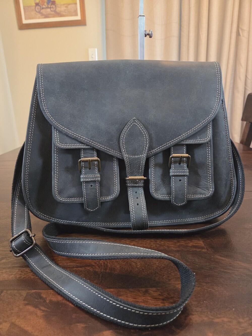 KomalC Passion Leather Purse Women's Shoulder Bag Crossbody Satchel Casual Boho